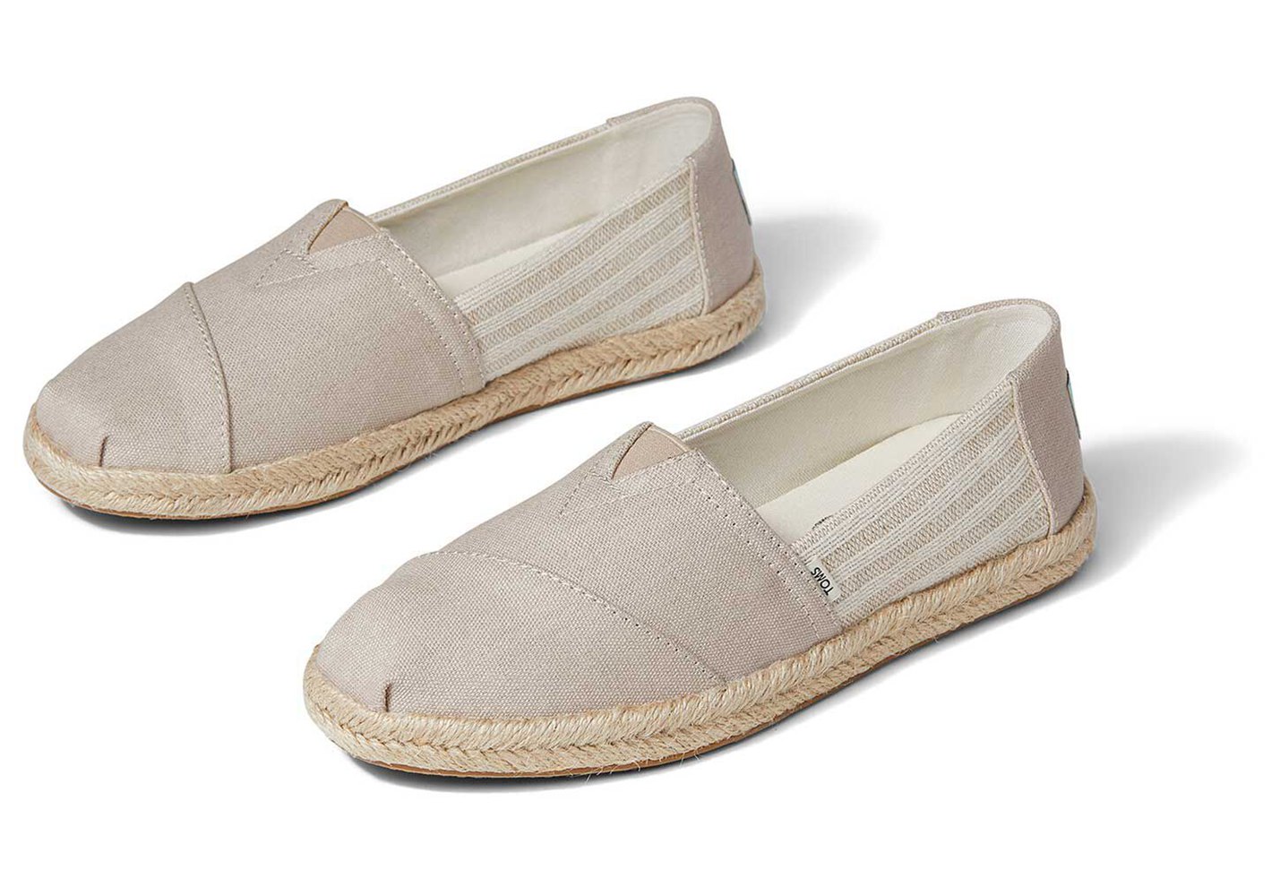 Toms Espadryle Damskie Beżowe - Alpargata Rope - 96MKFTPXJ